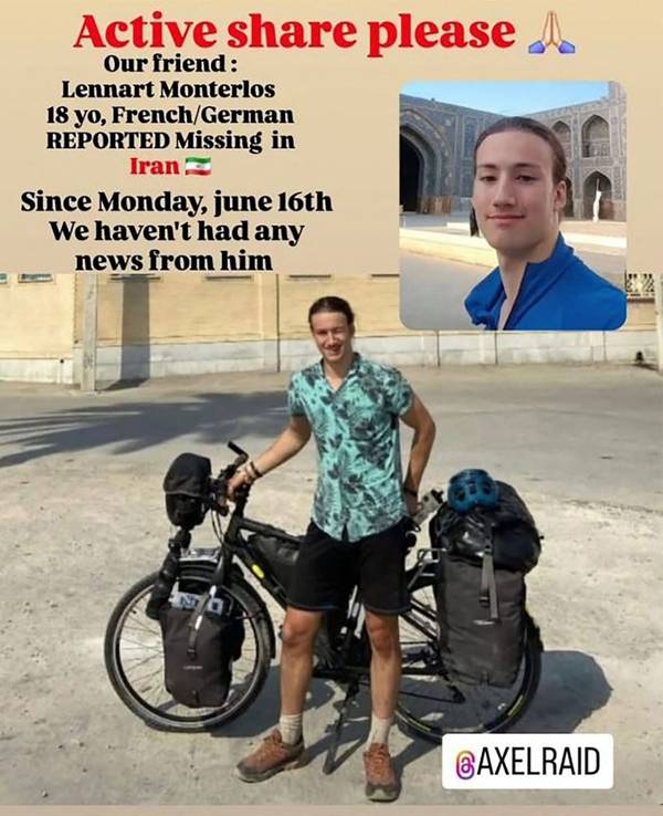 Mit diesem Aufruf wurde Lennart Monterlos gesucht.
