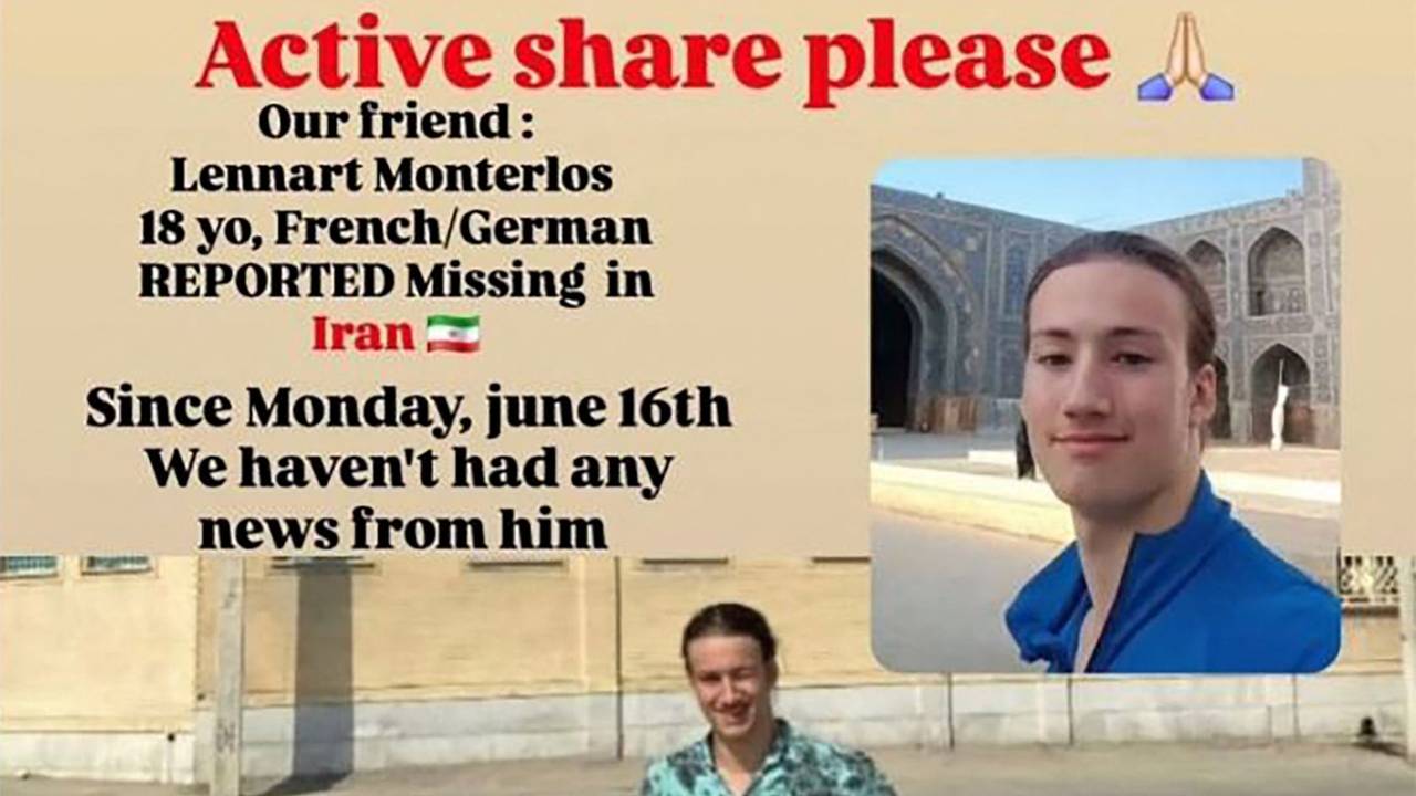 Mit diesem Aufruf wurde Lennart Monterlos gesucht.