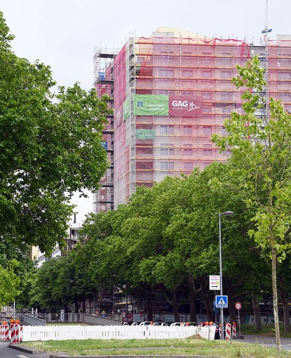 Die GAG-Baustelle am Projekt SechtM an der Sechtemer Straße