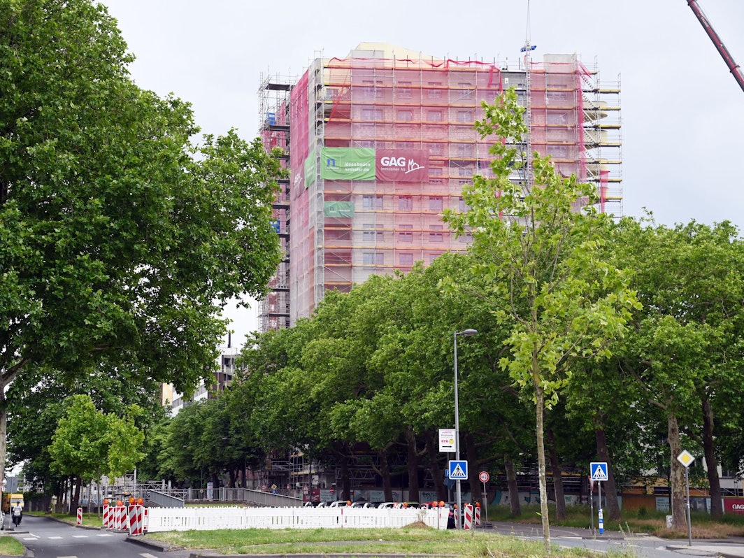 Die GAG-Baustelle am Projekt SechtM an der Sechtemer Straße