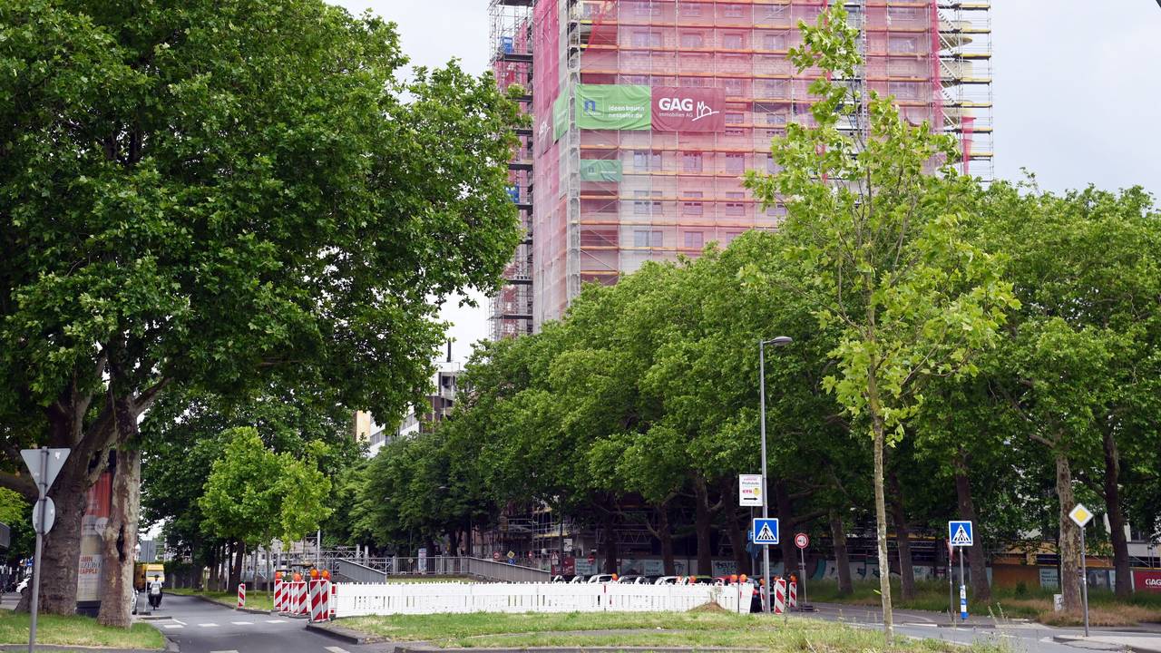 Die GAG-Baustelle am Projekt SechtM an der Sechtemer Straße