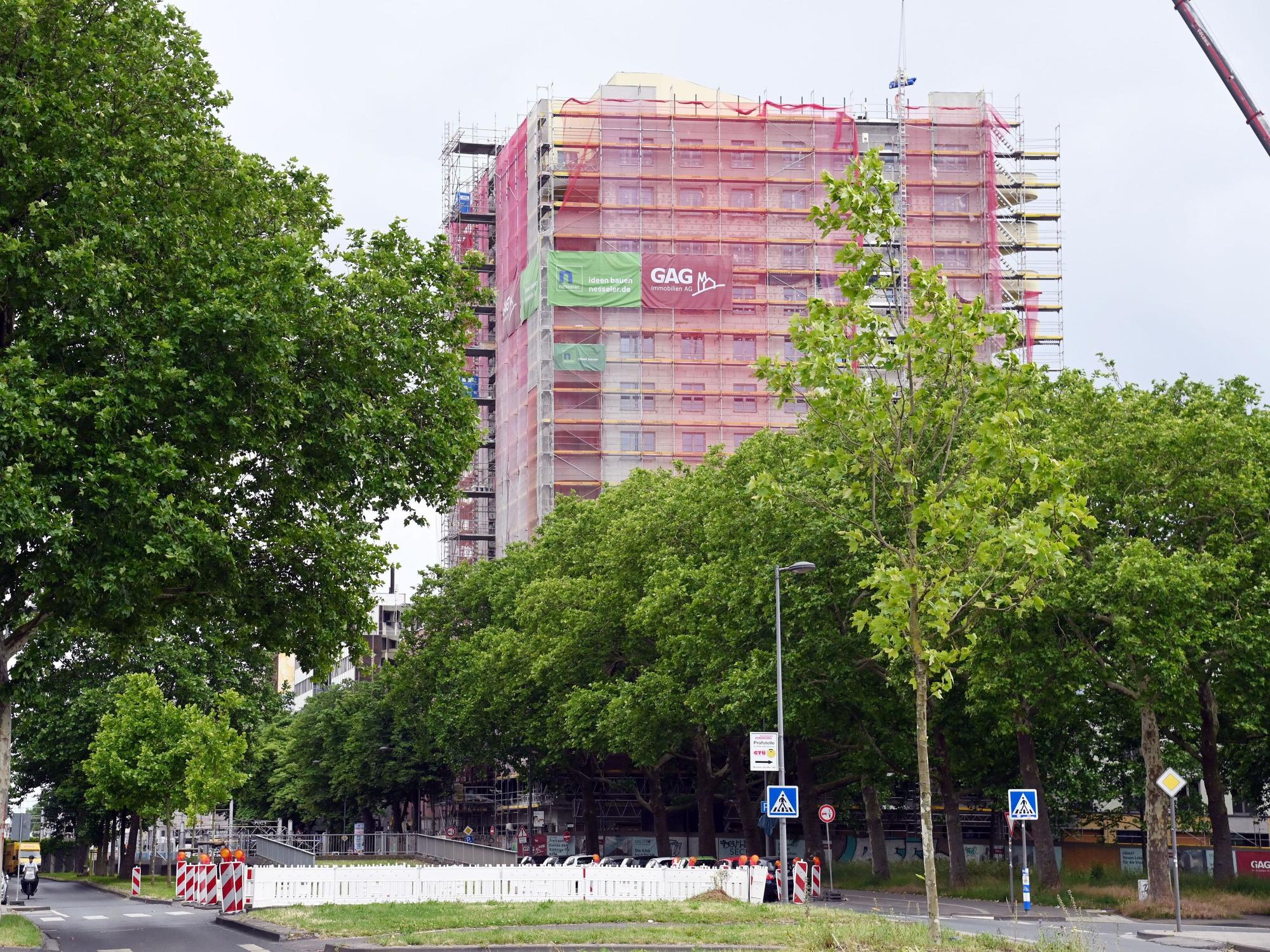 Die GAG-Baustelle am Projekt SechtM an der Sechtemer Straße