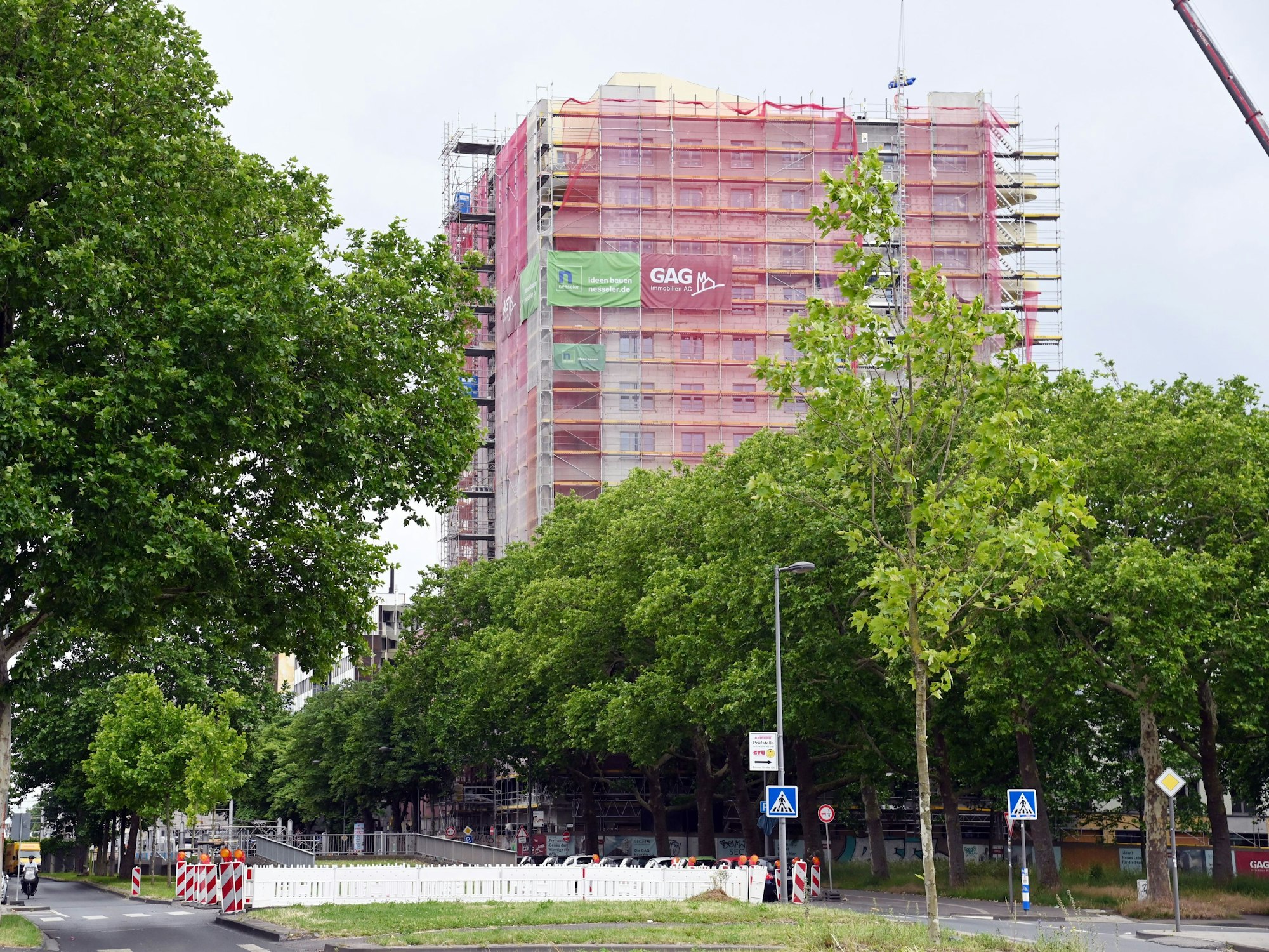 Die GAG-Baustelle am Projekt SechtM an der Sechtemer Straße