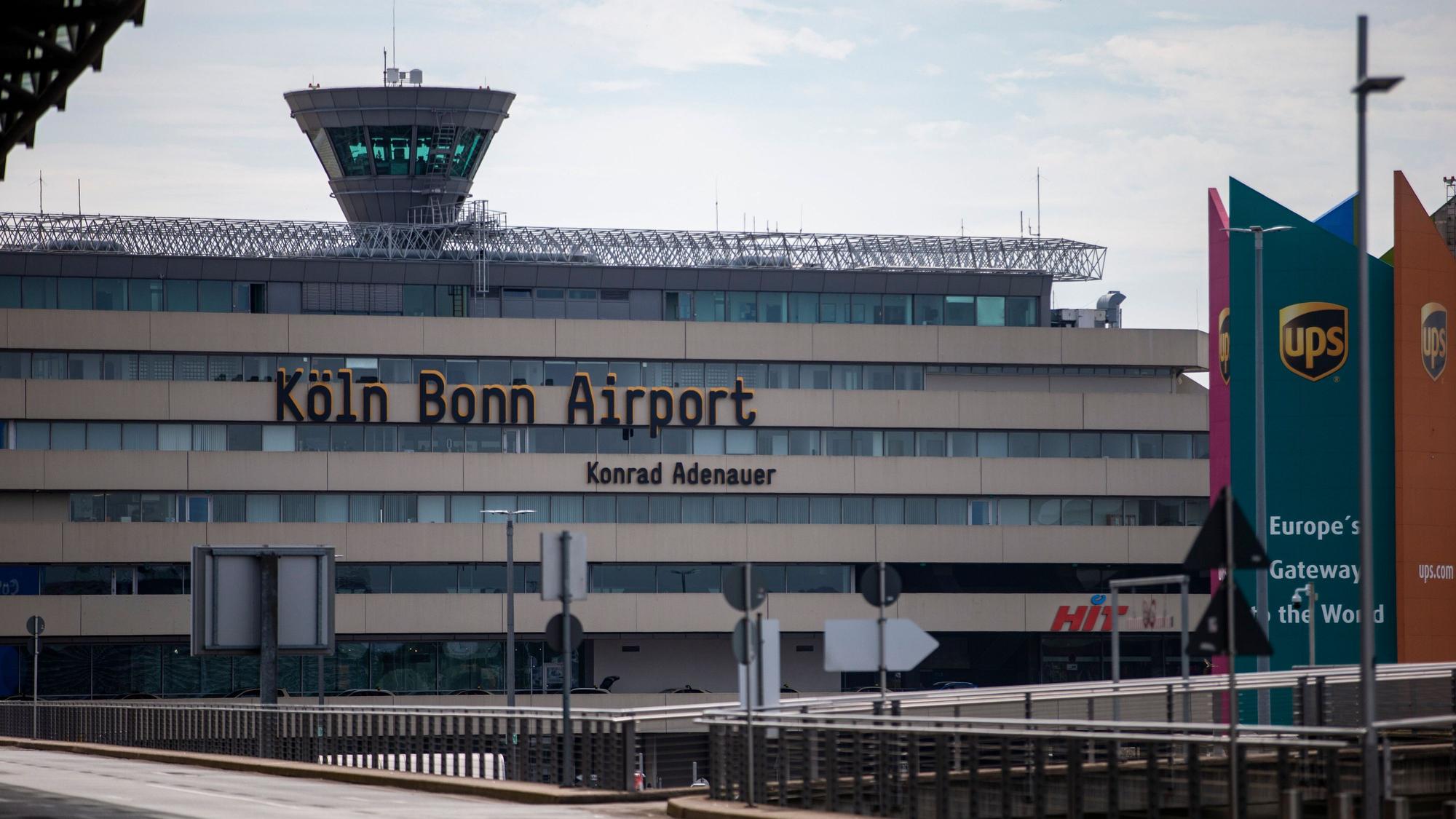 Blick auf den Flughafen Köln/Bonn.
