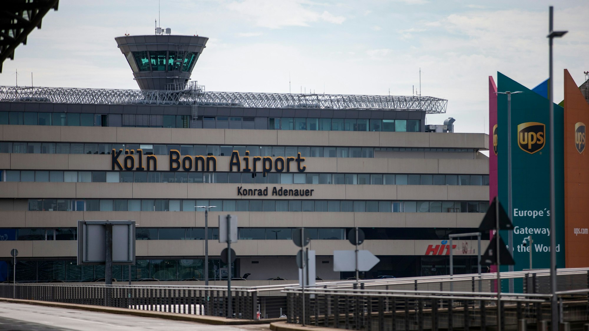Blick auf den Flughafen Köln/Bonn.