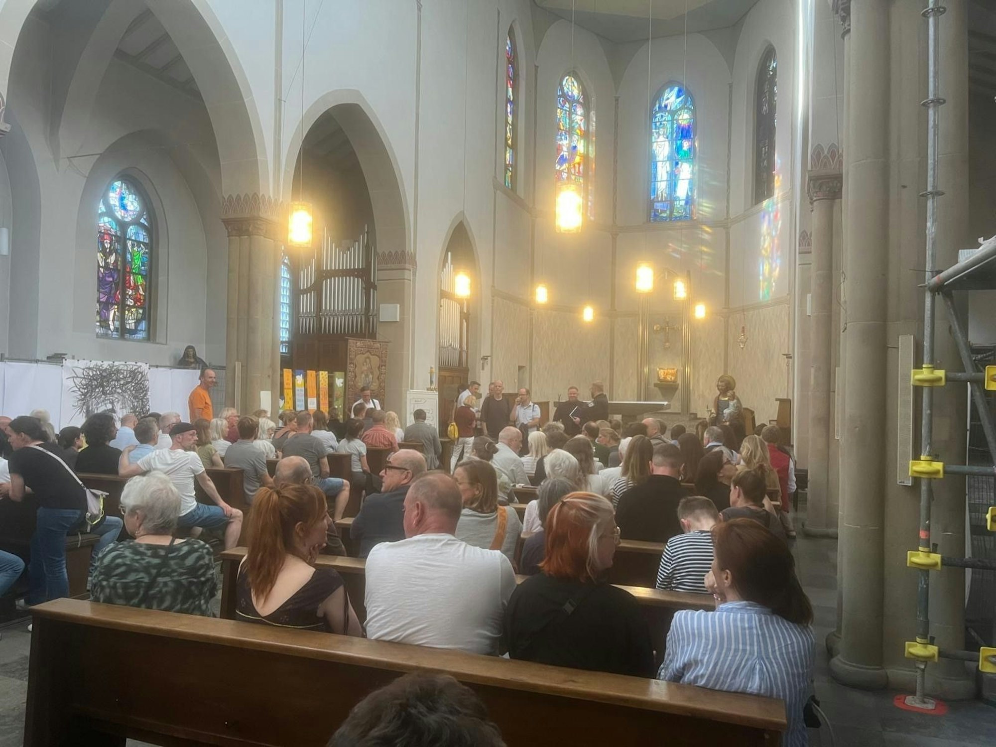 Das Interesse an der Informationsveranstaltung in der Kirche St. Joseph war groß.