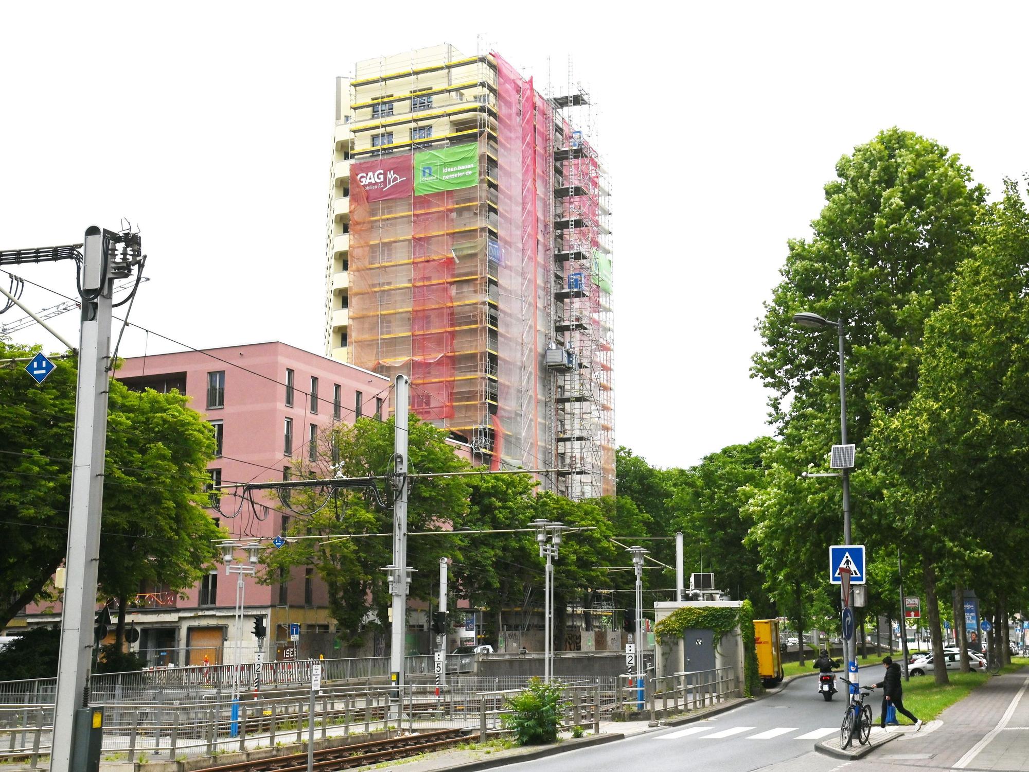 GAG-Gebäude im Bau an der Sechtemer Straße