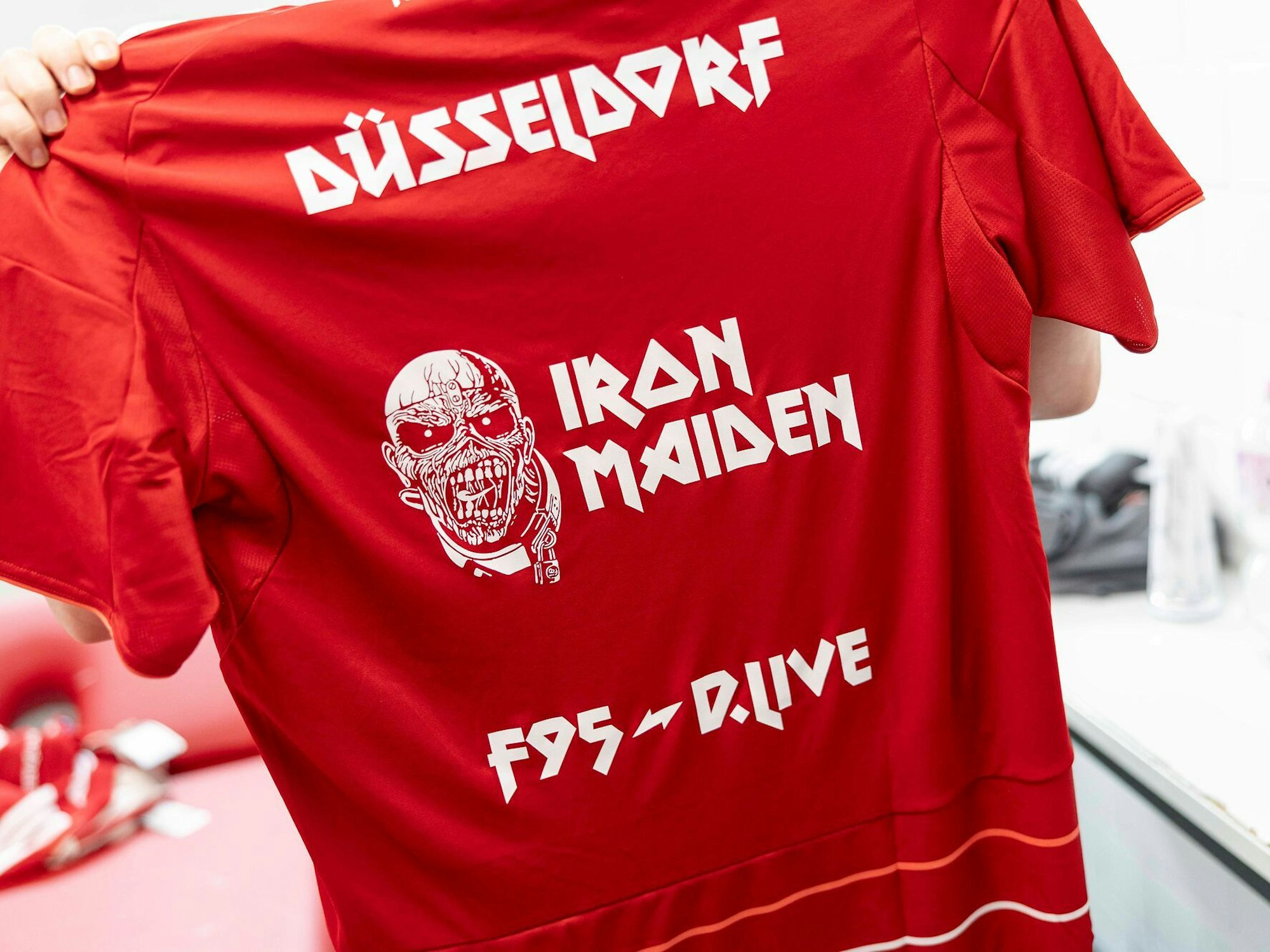 Für das Spiel der Metaller gegen die Fortuna-Legenden wurde ein eigenes Trikot kreiiert.