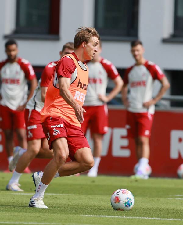 Timo Hübers am 10. Juli 2025 im FC-Training.