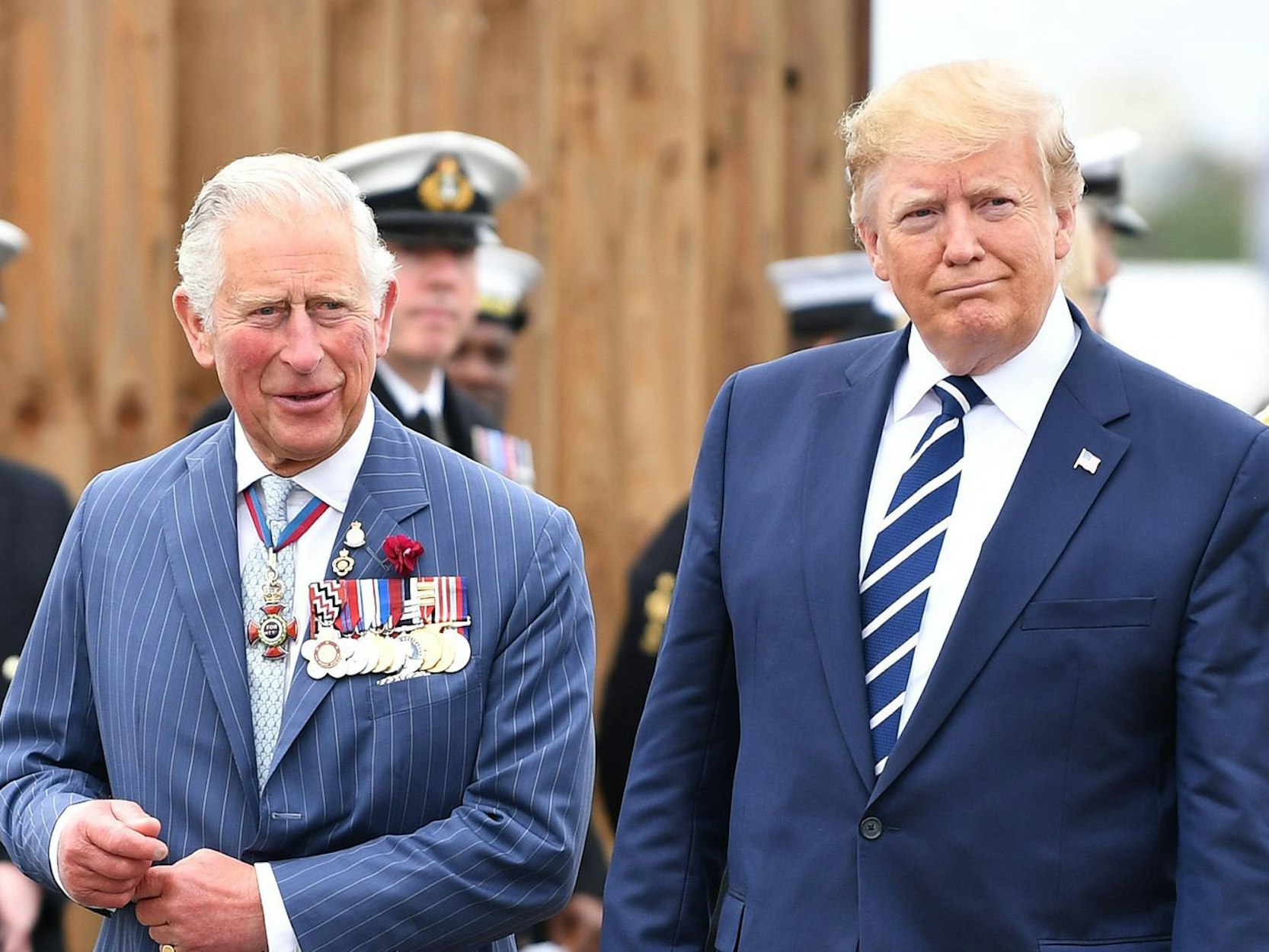 König Charles III. (links, hier im Jahr 2019) hat US-Präsident Donald Trump zu einem Staatsbesuch ins Vereinigte Königreich eingeladen. (Bild: 2019 Getty Images/Jeff J Mitchell)