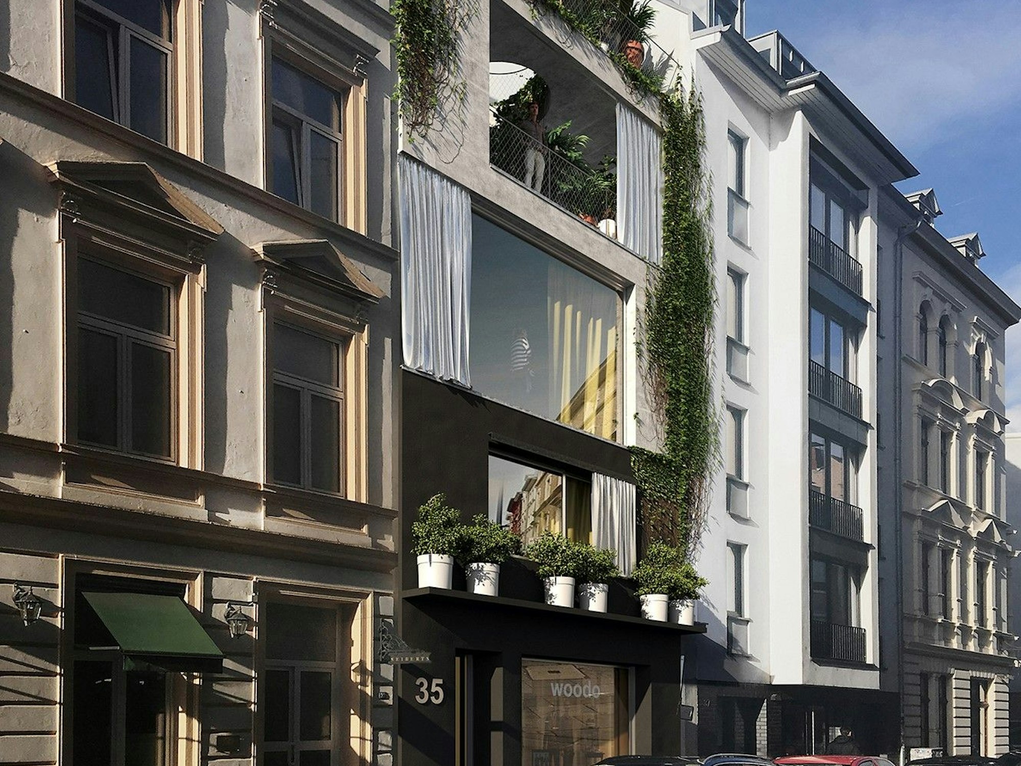 Der Entwurf einer Bebauung