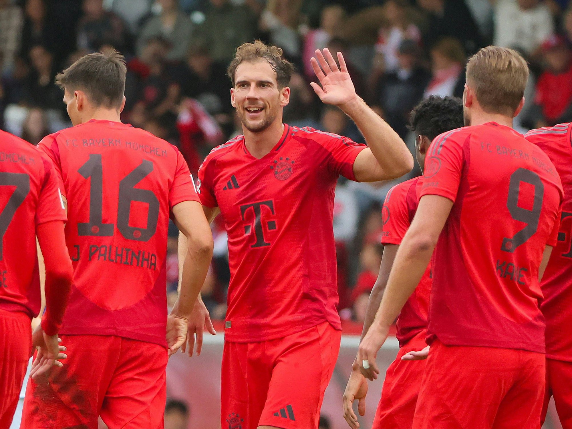 Joao Palhinha bei einem Testspiel des FC Bayern München.