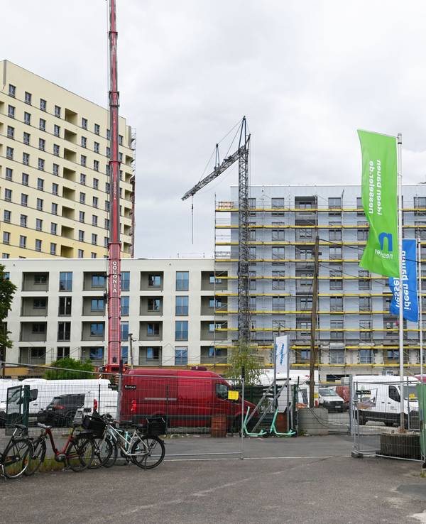 Das SechtM-Projekt der GAG. Eine Wohnung (86,95 Quadratmeter) kostet hier 2651,80 Euro Warmmiete.