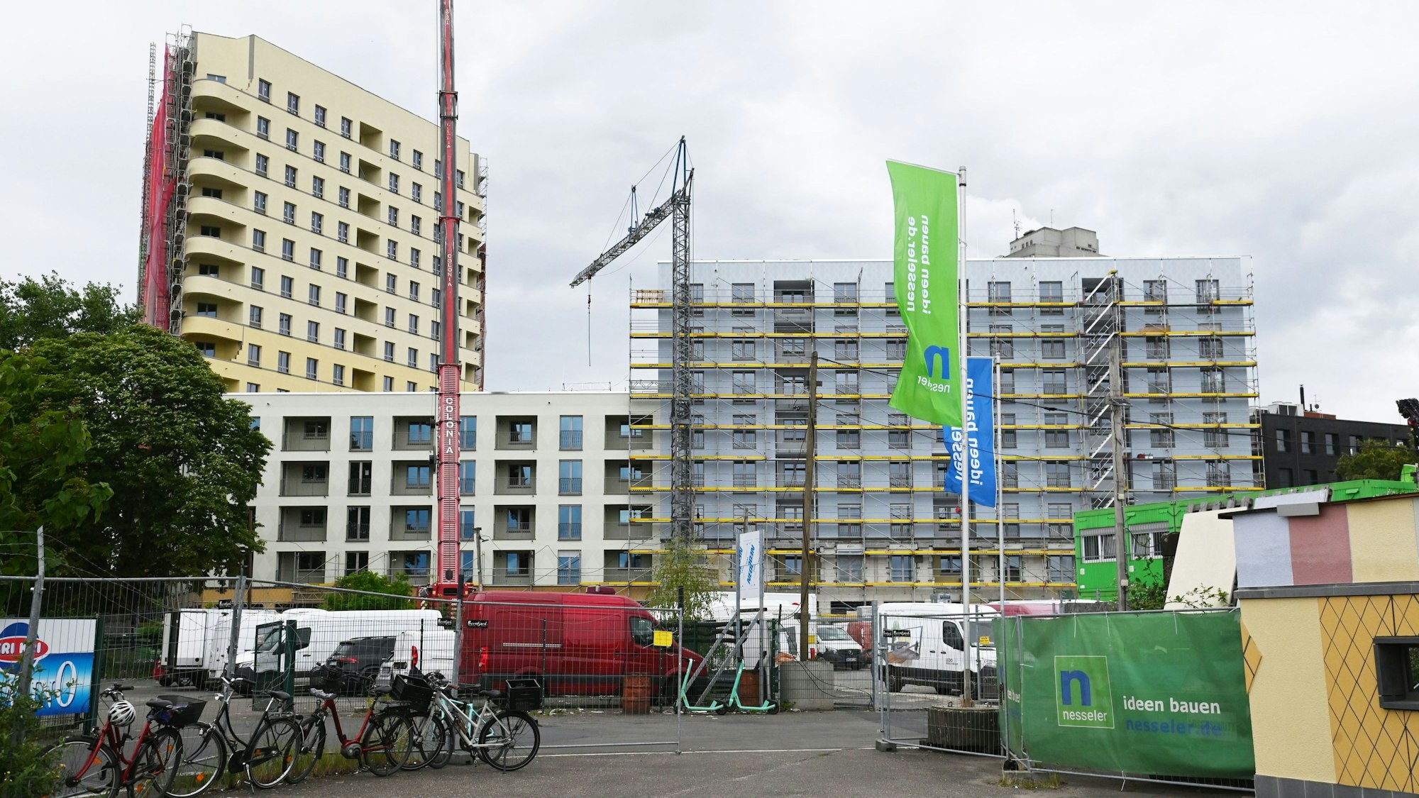 Das SechtM-Projekt der GAG. Eine Wohnung (86,95 Quadratmeter) kostet hier 2651,80 Euro Warmmiete.