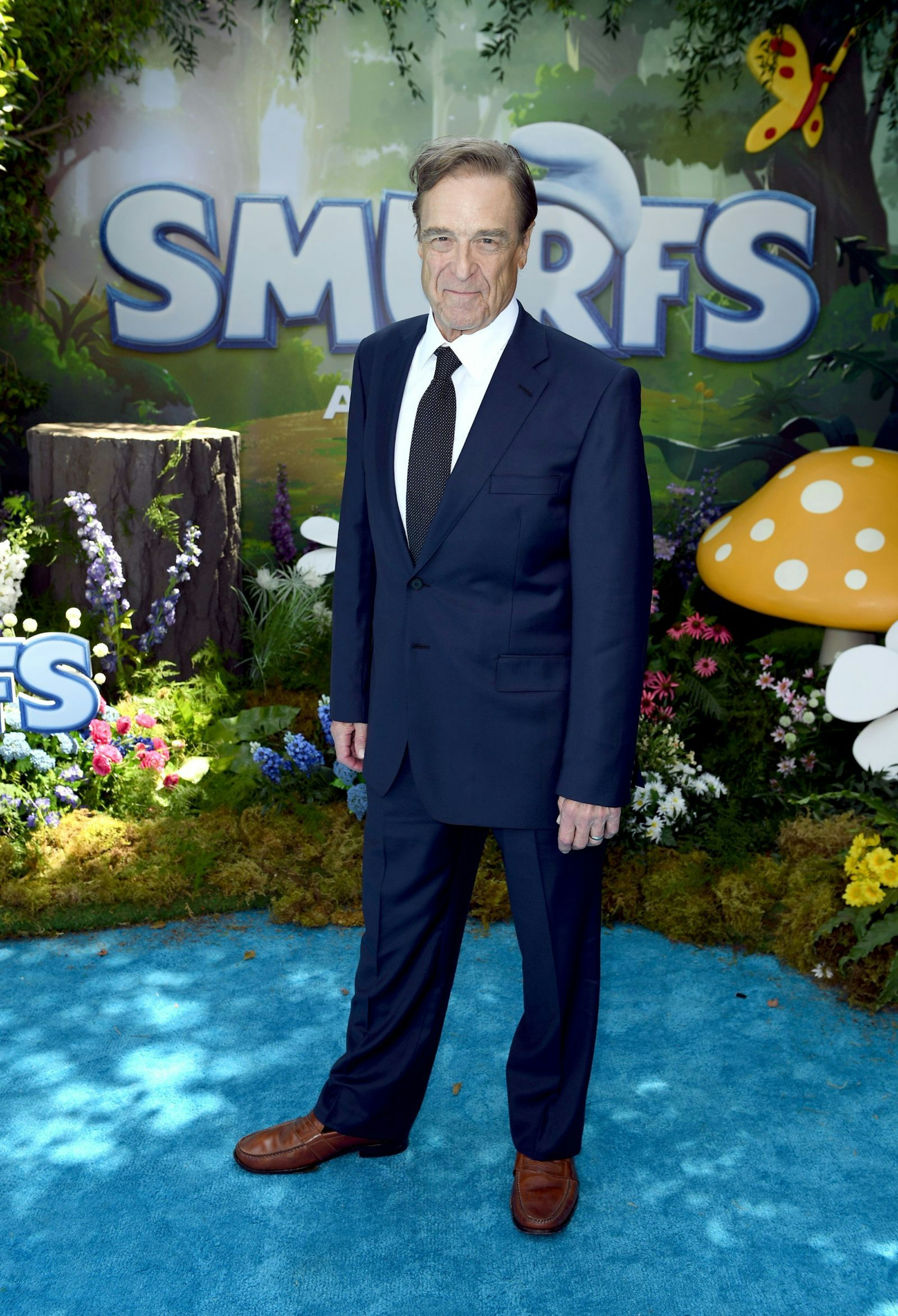 So schlank wie bei der Premiere seines neuen Films „Die Schlümpfe - Der große Kinofilm“ hat man den Charakterdarsteller jedoch noch nie gesehen. (Bild: 2025 Getty Images/Unique Nicole)