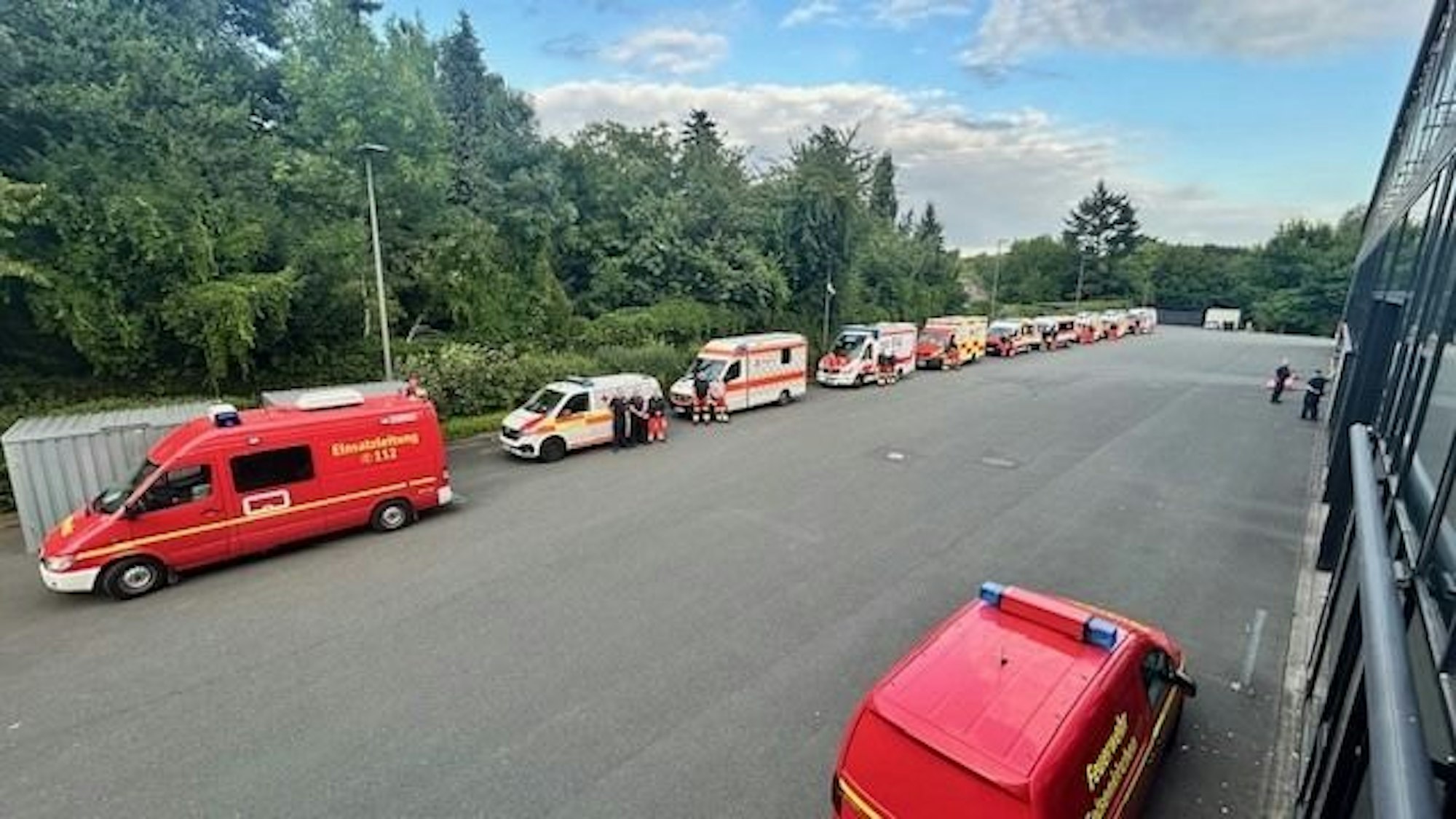 Ein Einsatzfahrzeug der Feuerwehr Gelsenkirchen.