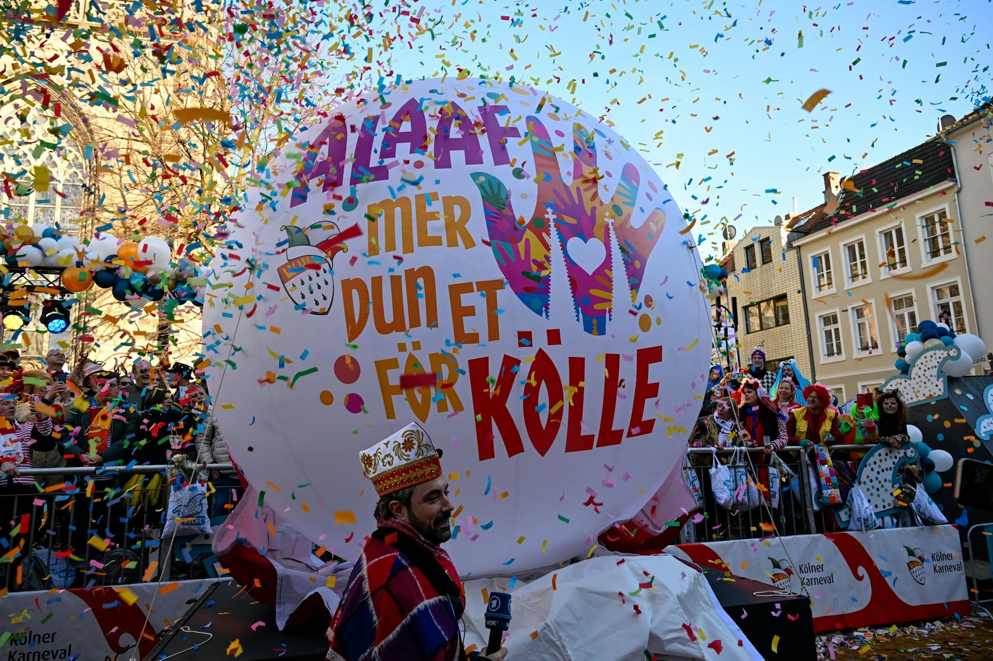 Karnevalsmotto „Mer dun et för Kölle“