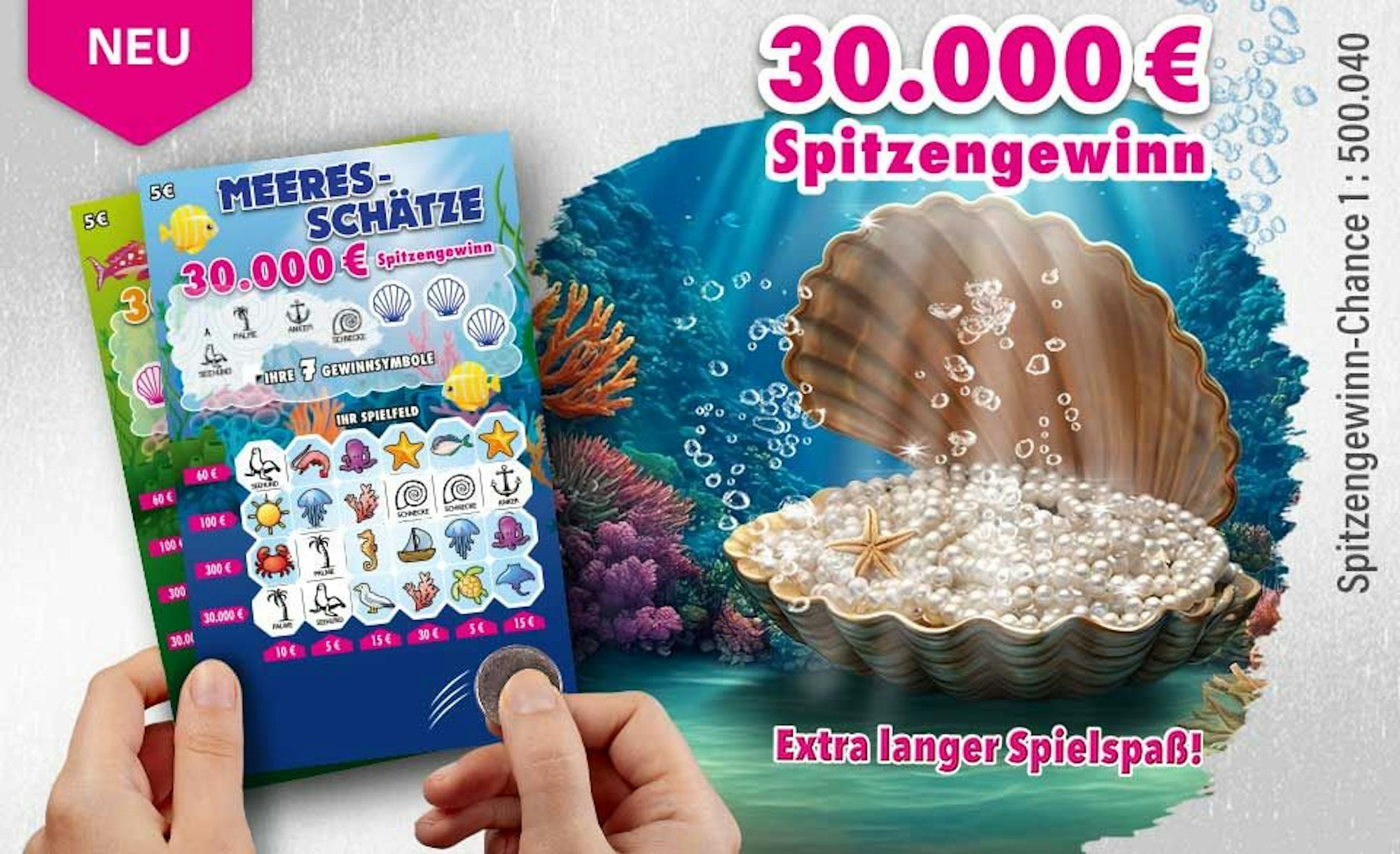 Rubbellos Meeres-Schätze.