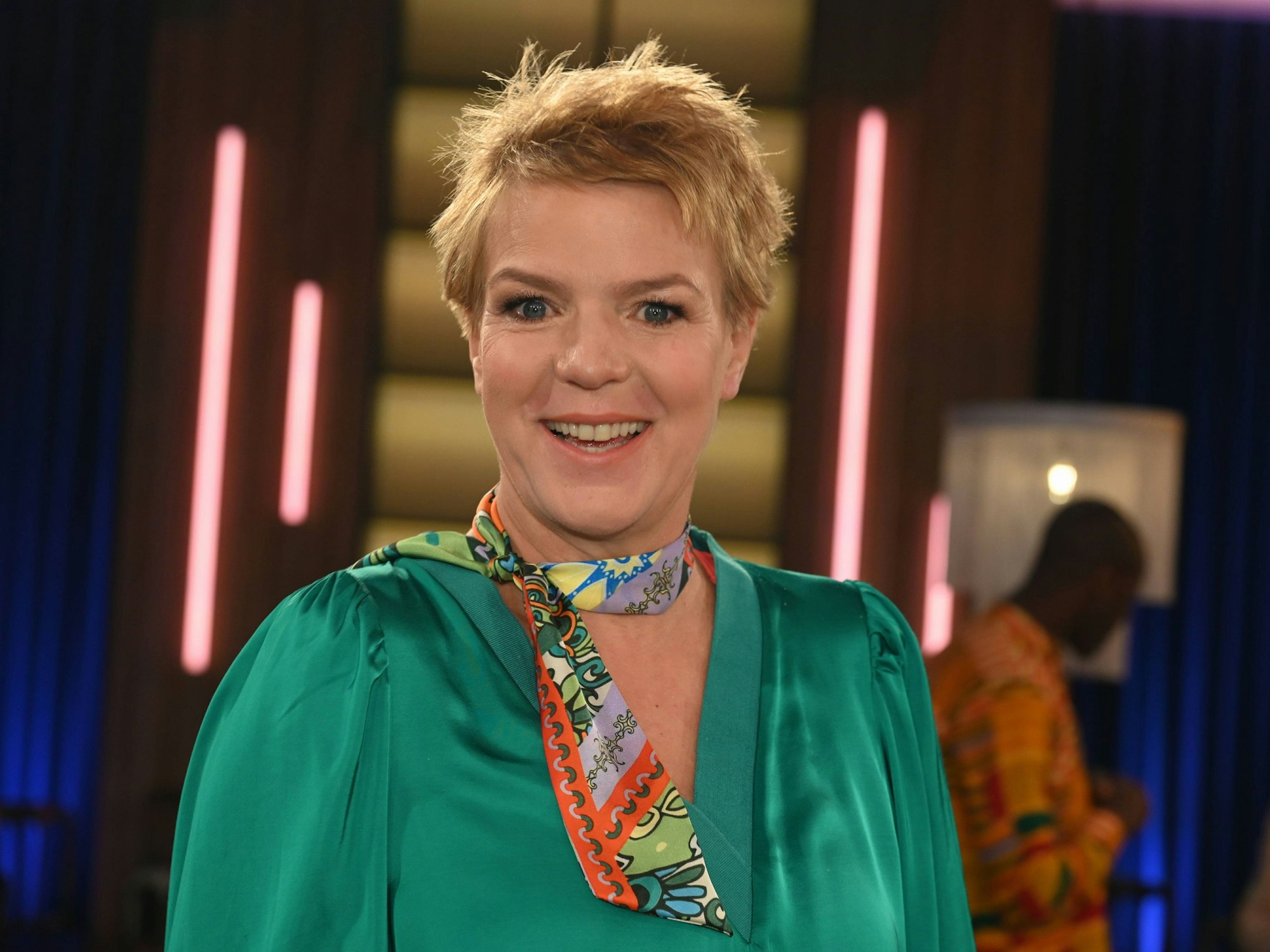 Komikerin und Moderatorin Mirja Boes zu Gast in der WDR Talkshow Kölner Treff