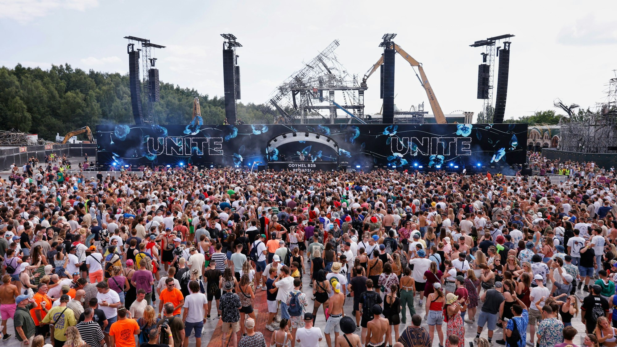 Das Tomorrowland-Festival am 18. Juli 2025