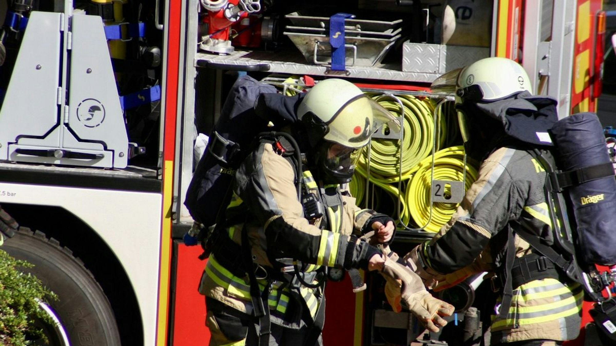 Symbolbild der Feuerwehr Hünxe im Einsatz.