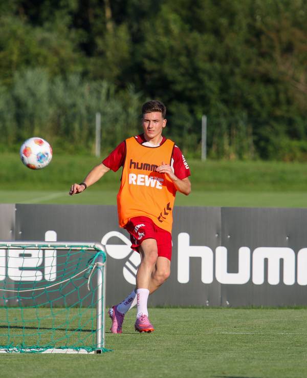 Said El Mala mit dem 1. FC Köln im Trainingslager in Bad Waltersdorf am 19. Juli 2025.