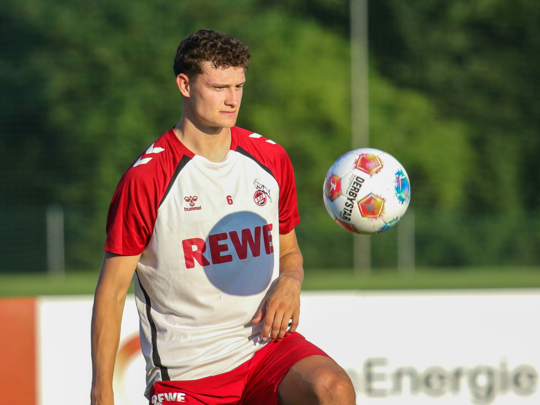 FC-Profi Eric Martel am 19. Juli 2025 im Trainingslager in Bad Waltersdorf