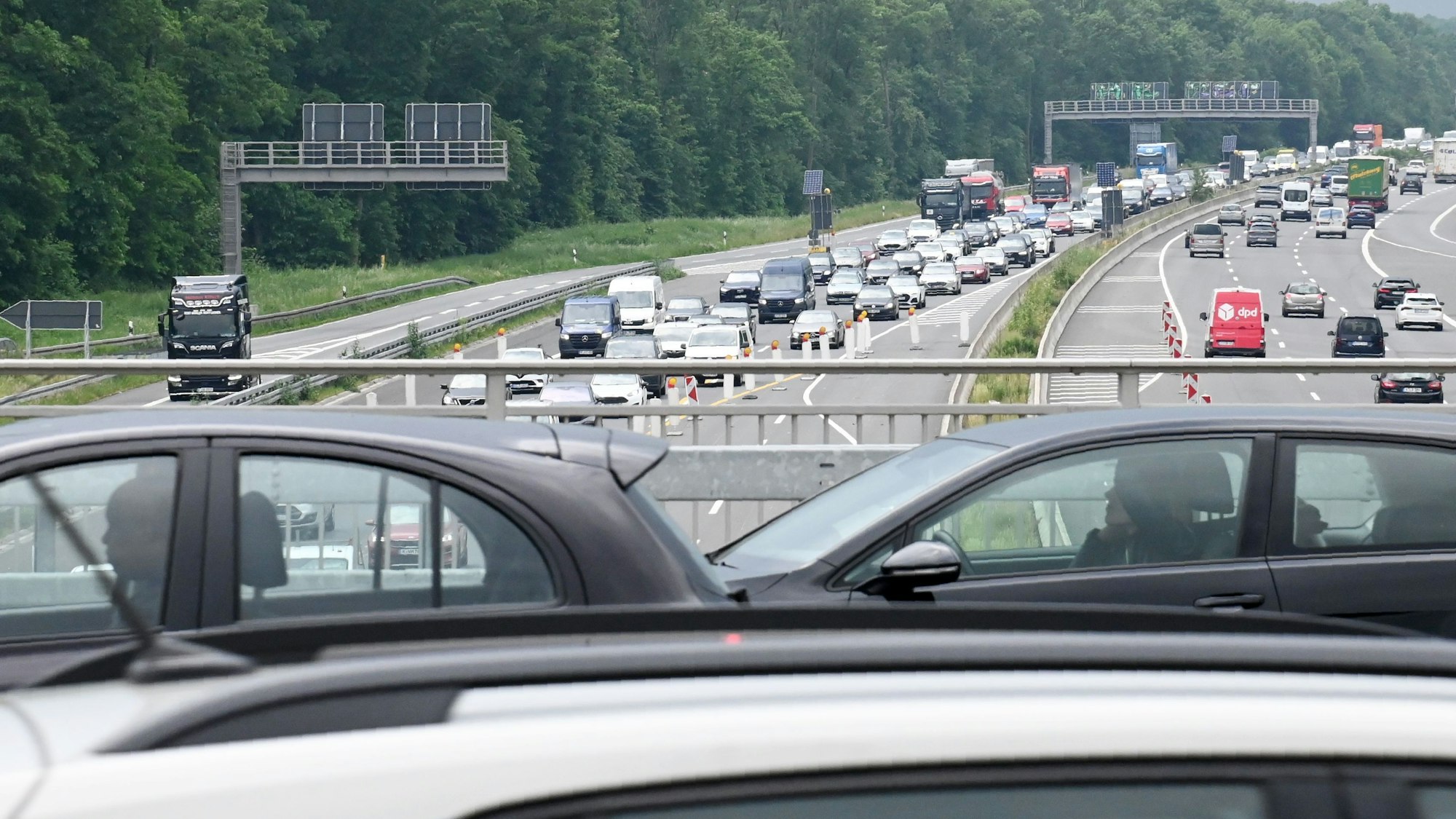 Stau auf der A1 (Archivfoto)
