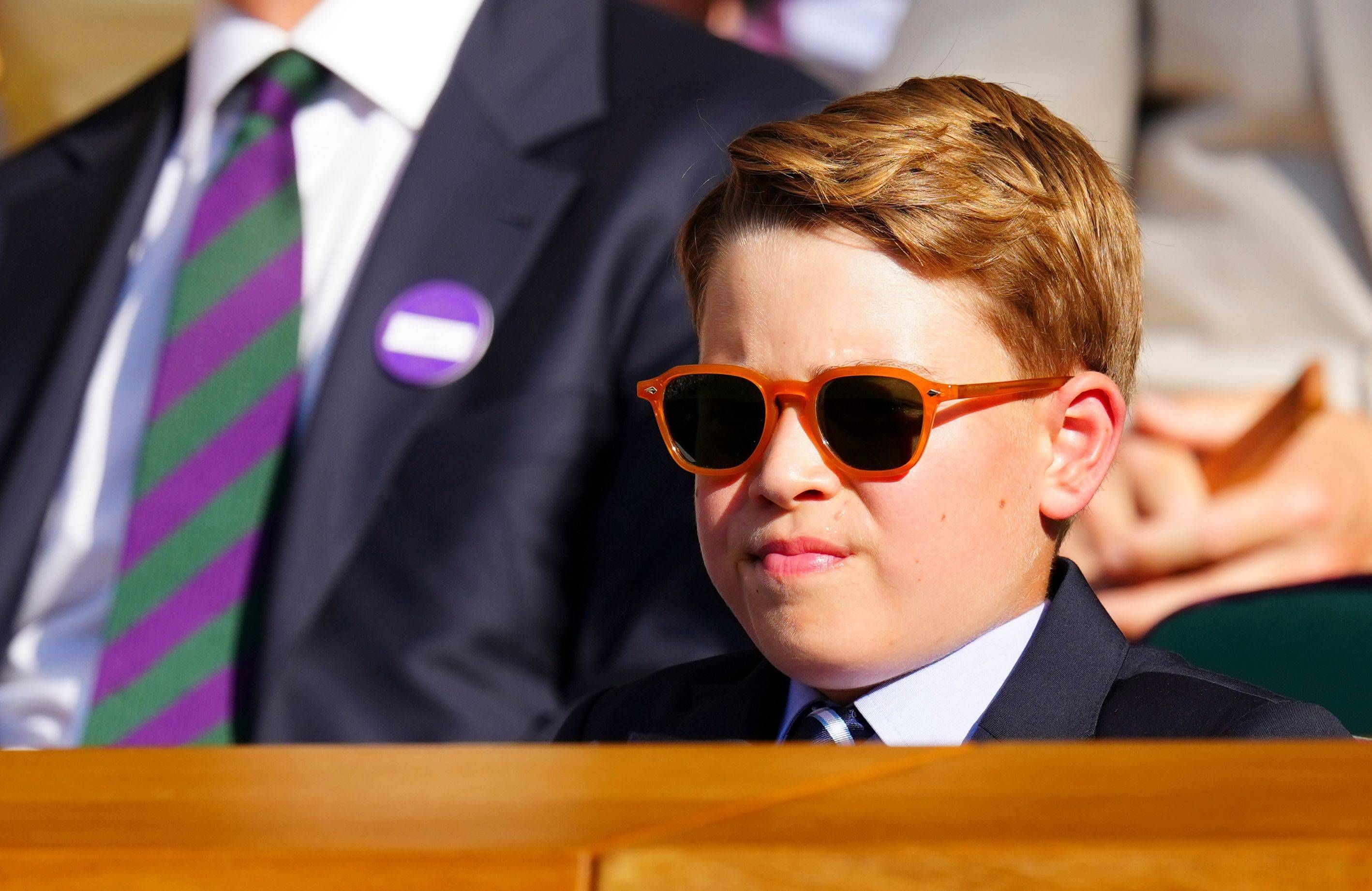 Prinz George am Rande des Finales der Wimbledon Championships.