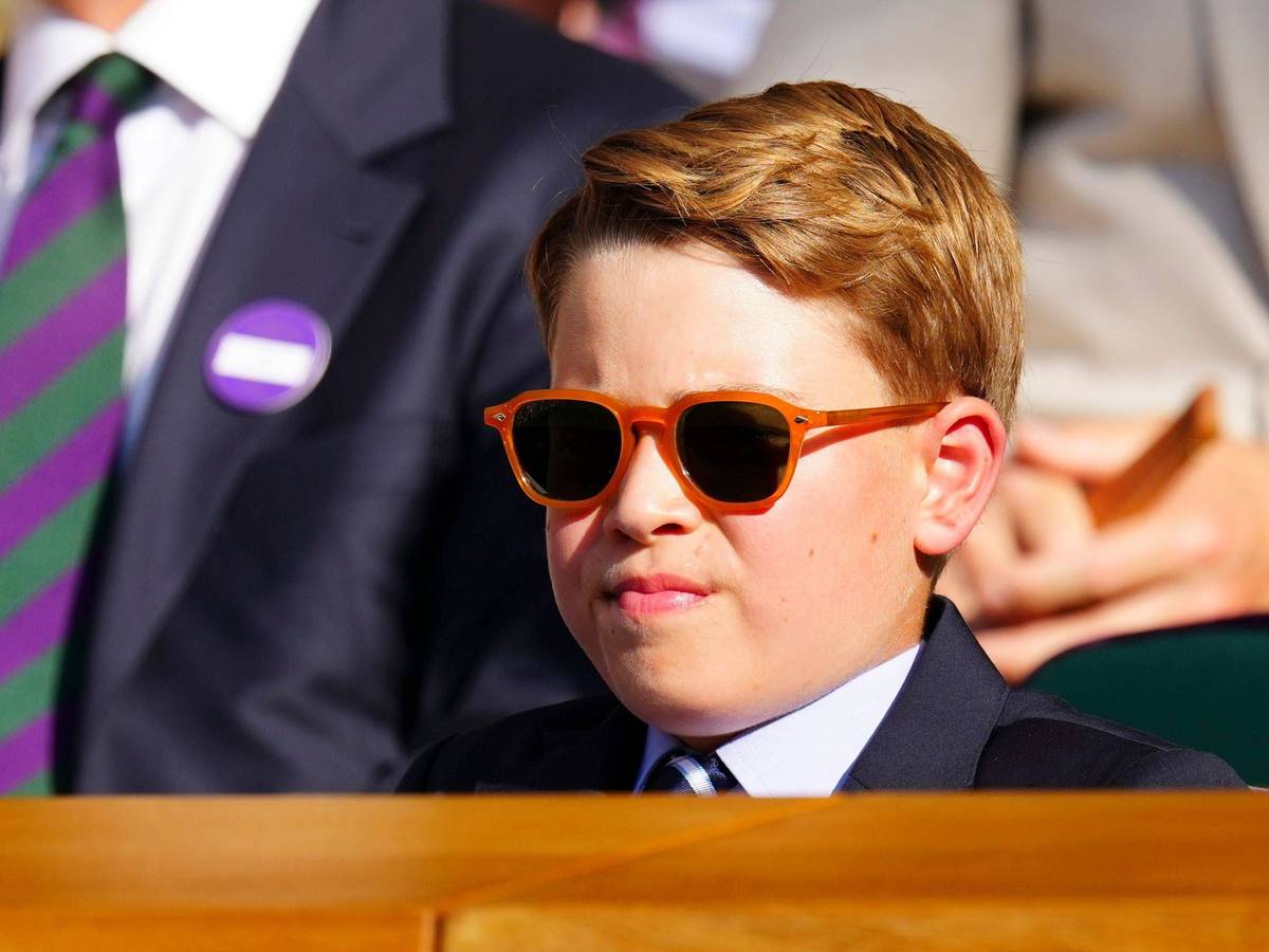 Prinz George am Rande des Finales der Wimbledon Championships.