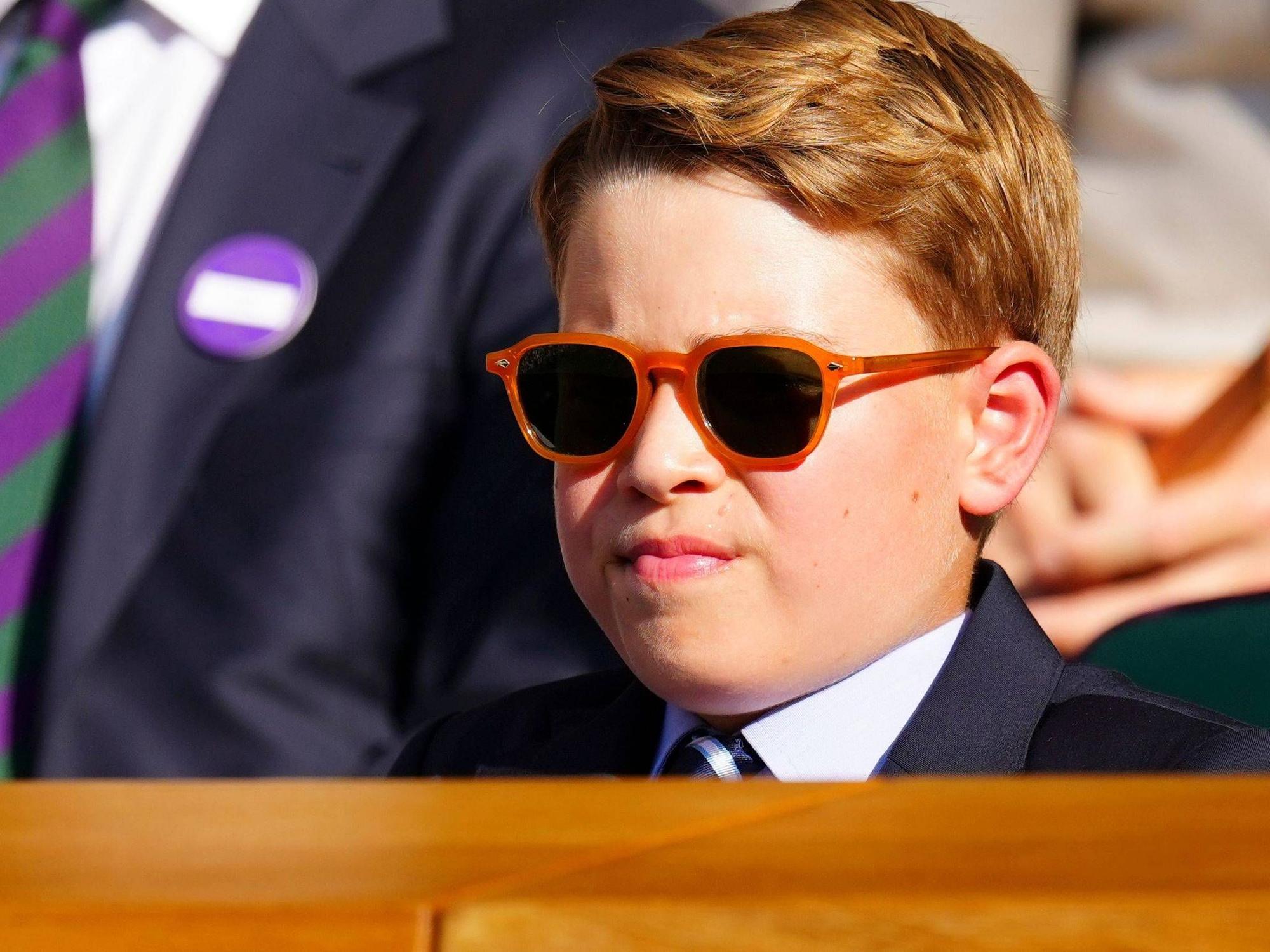 Prinz George am Rande des Finales der Wimbledon Championships.
