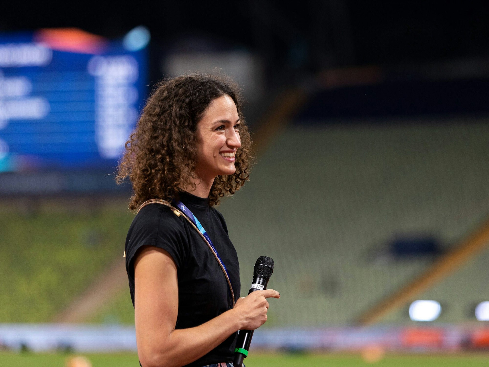 Moderatorin Maral Bazargani wird im ZDF künftig von den Übertragungen der Leichtathletik berichten.