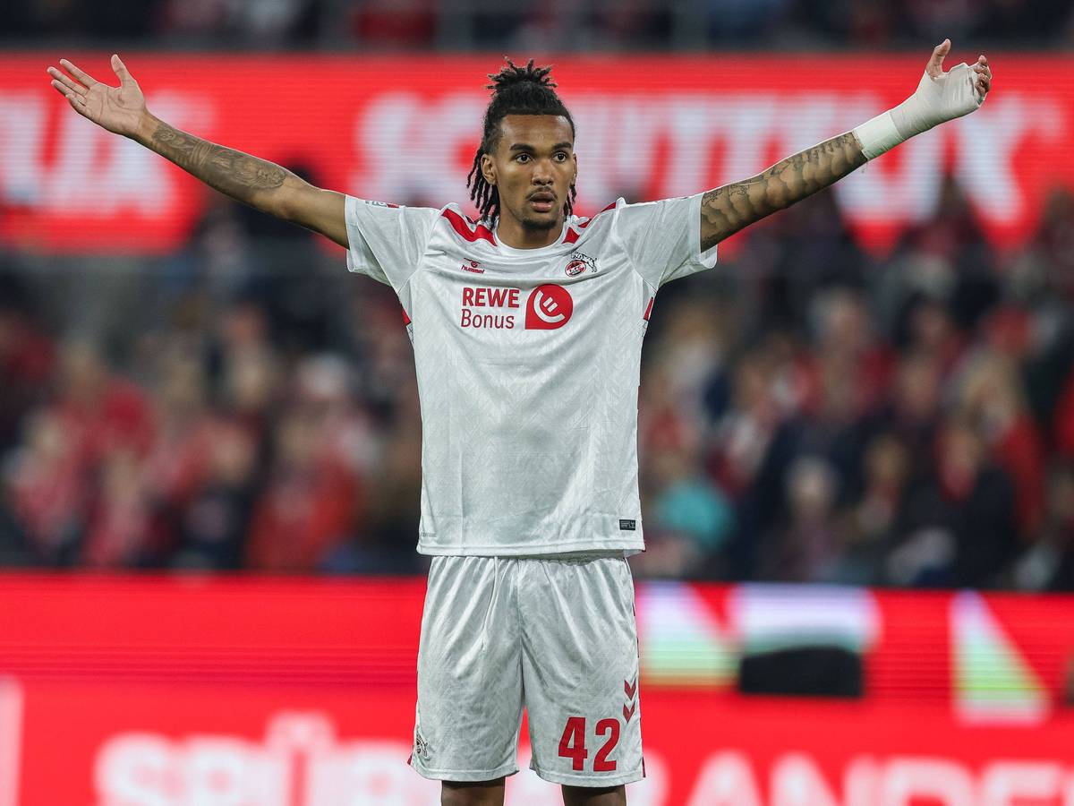 Damion Downs im Spiel gegen Jahn Regensburg.