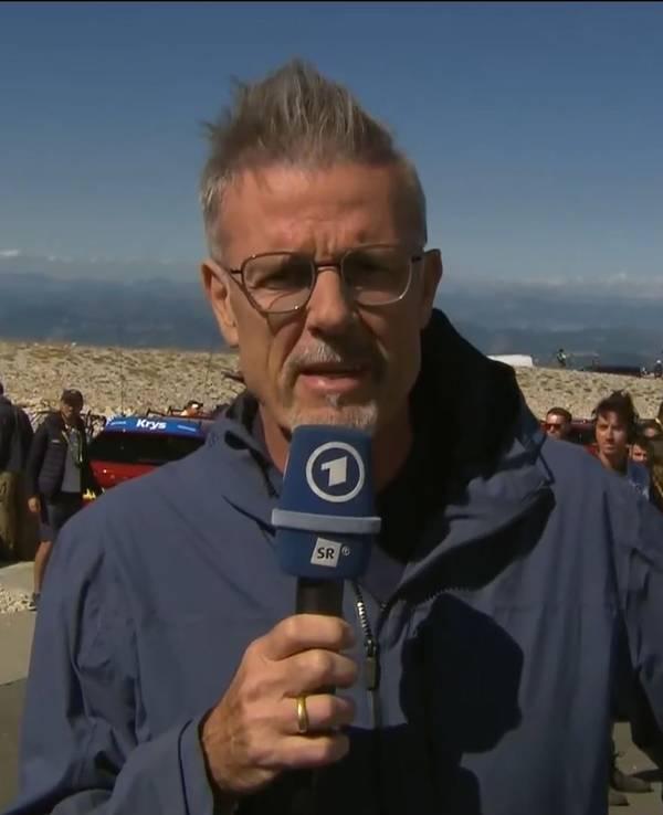 Michael Antwerpes in einer ARD-Übertragung zur Tour de France.