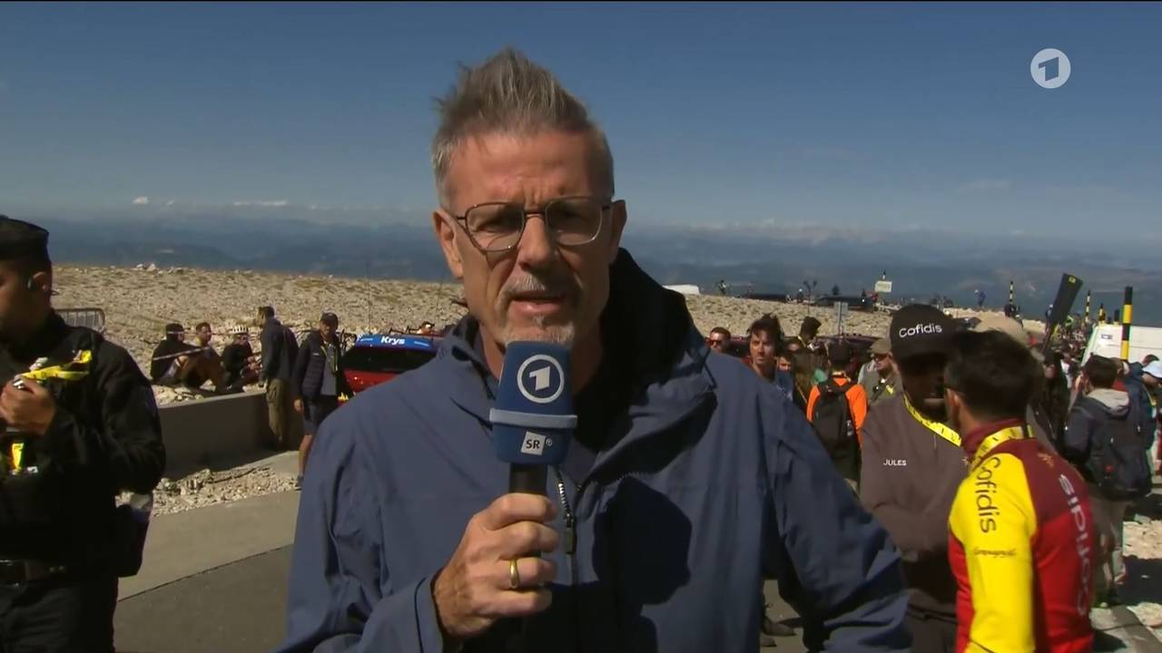 Michael Antwerpes in einer ARD-Übertragung zur Tour de France.