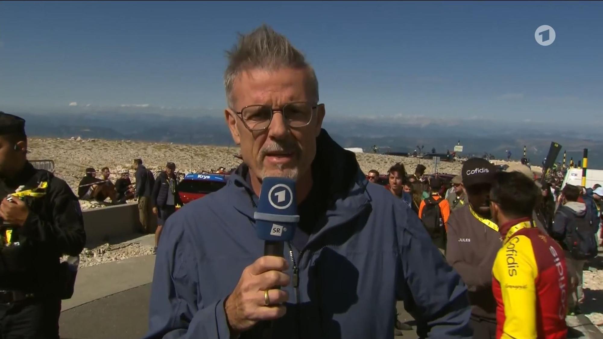 Michael Antwerpes in einer ARD-Übertragung zur Tour de France.