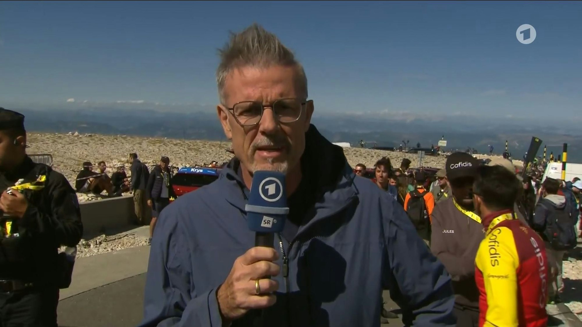 Michael Antwerpes in einer ARD-Übertragung zur Tour de France.