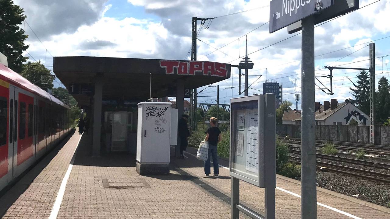 Der S-Bahnhof Nippes in Köln.