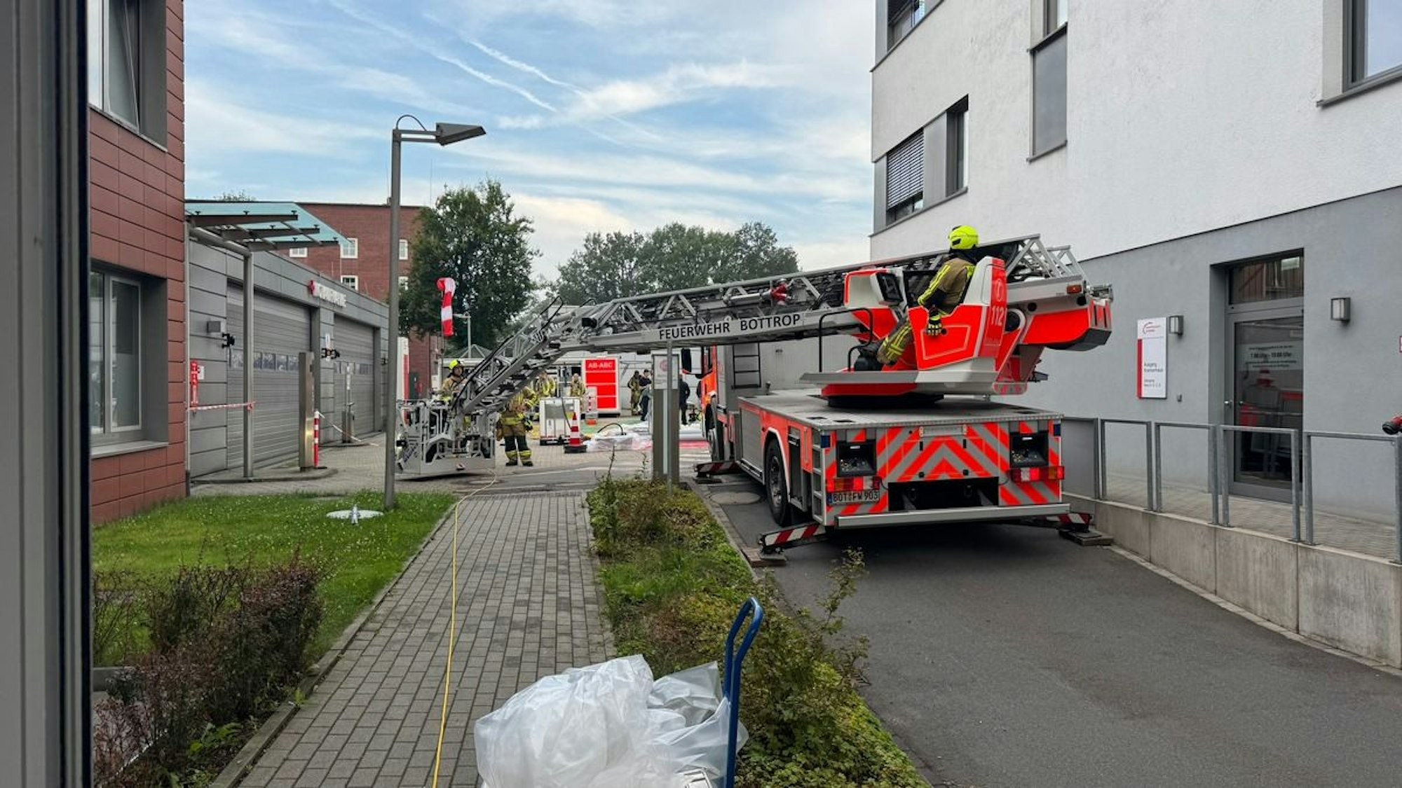 Feuerwehr Bottrop im Einsatz.