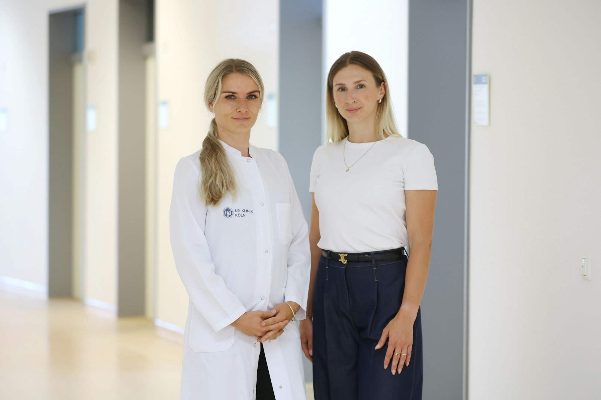 Sportpsychiaterin Theresa Lichtenstein (links) und ehemalige Sportlerin Martyna Trajdos (Judoka).
