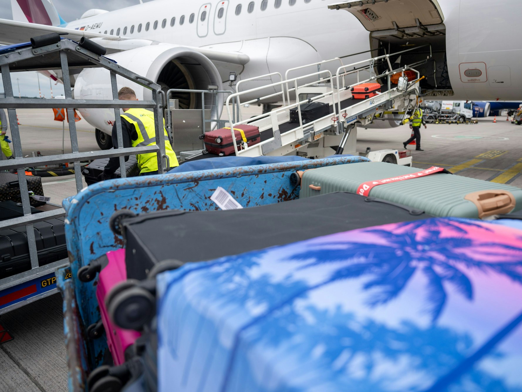 Nicht immer reist der Koffer zeitgleich mit den Besitzern. Das führt zu Frust am Flughafen.