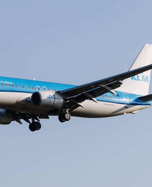 Eine Maschine der niederländischen Fluggesellschaft KLM ist in Hamburg notgelandet.