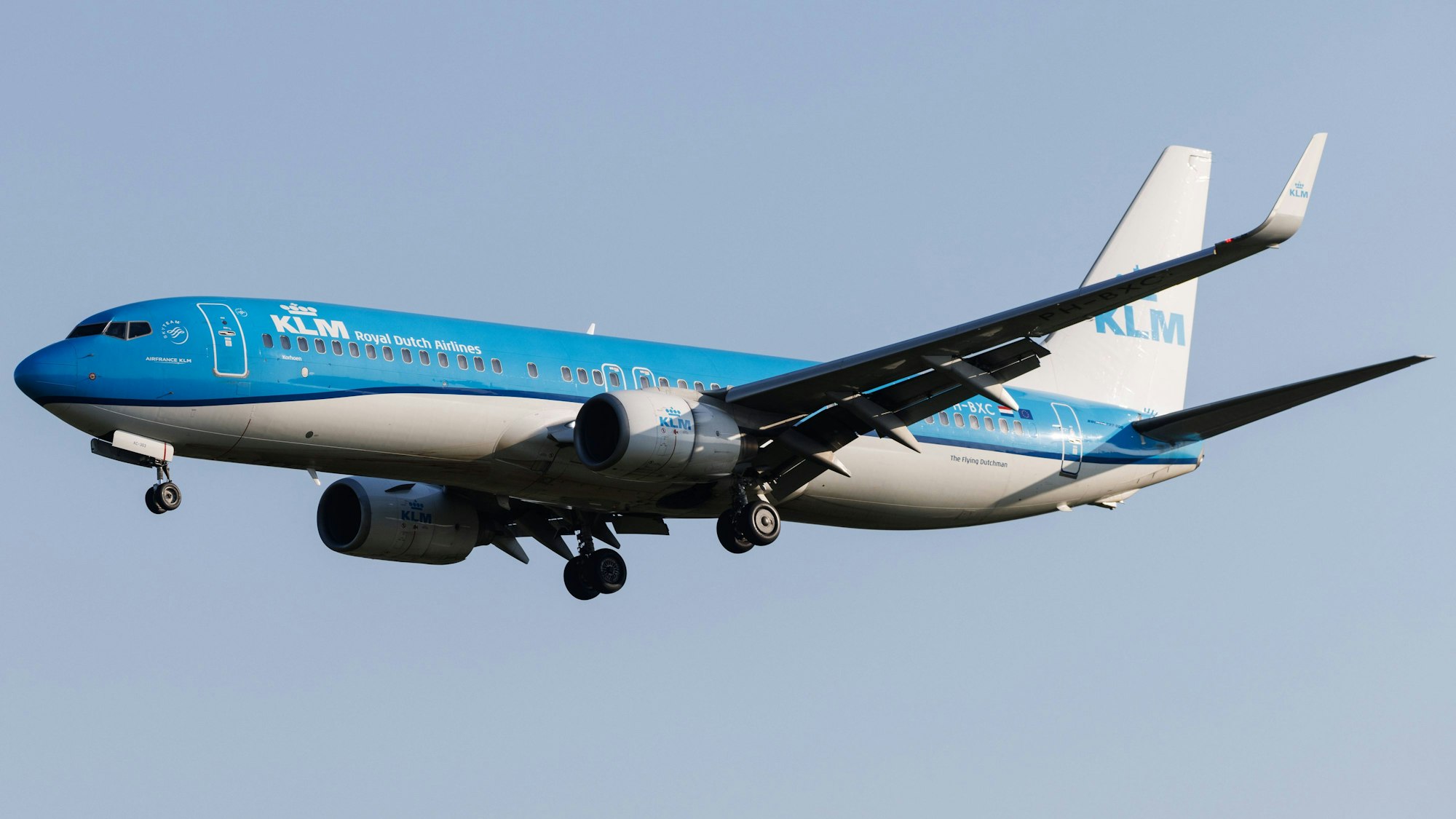 Eine Maschine der niederländischen Fluggesellschaft KLM ist in Hamburg notgelandet.