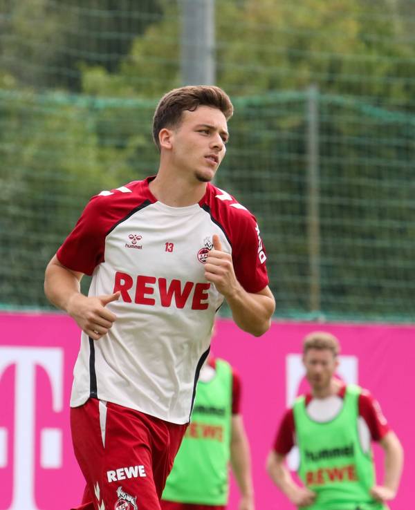 Said El Mala am 24. Juli 2025 im Trainingslager des 1. FC Köln.