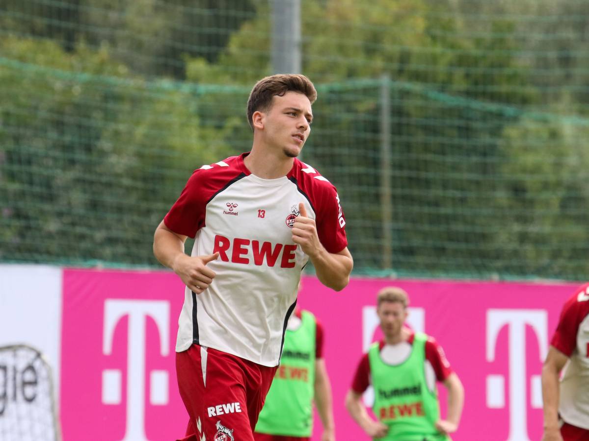 Said El Mala am 24. Juli 2025 im Trainingslager des 1. FC Köln.