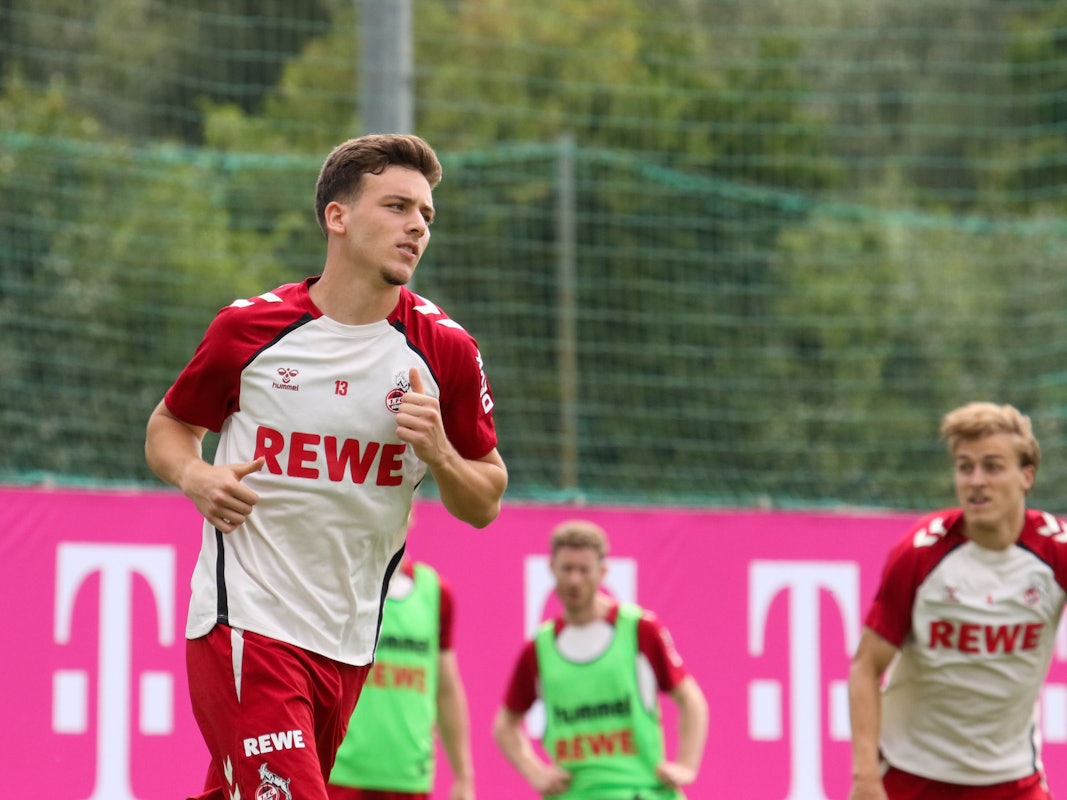 Said El Mala am 24. Juli 2025 im Trainingslager des 1. FC Köln.