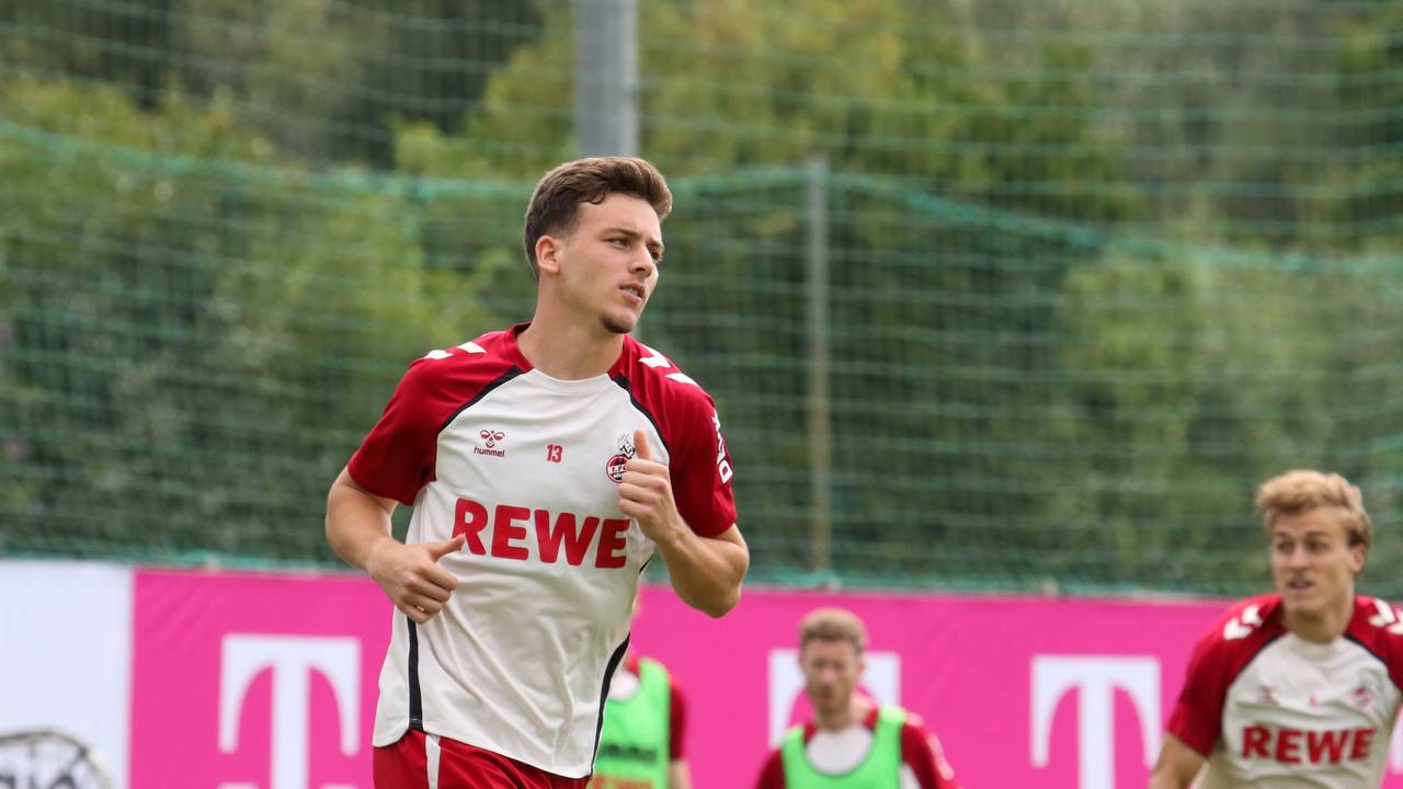 Said El Mala am 24. Juli 2025 im Trainingslager des 1. FC Köln.