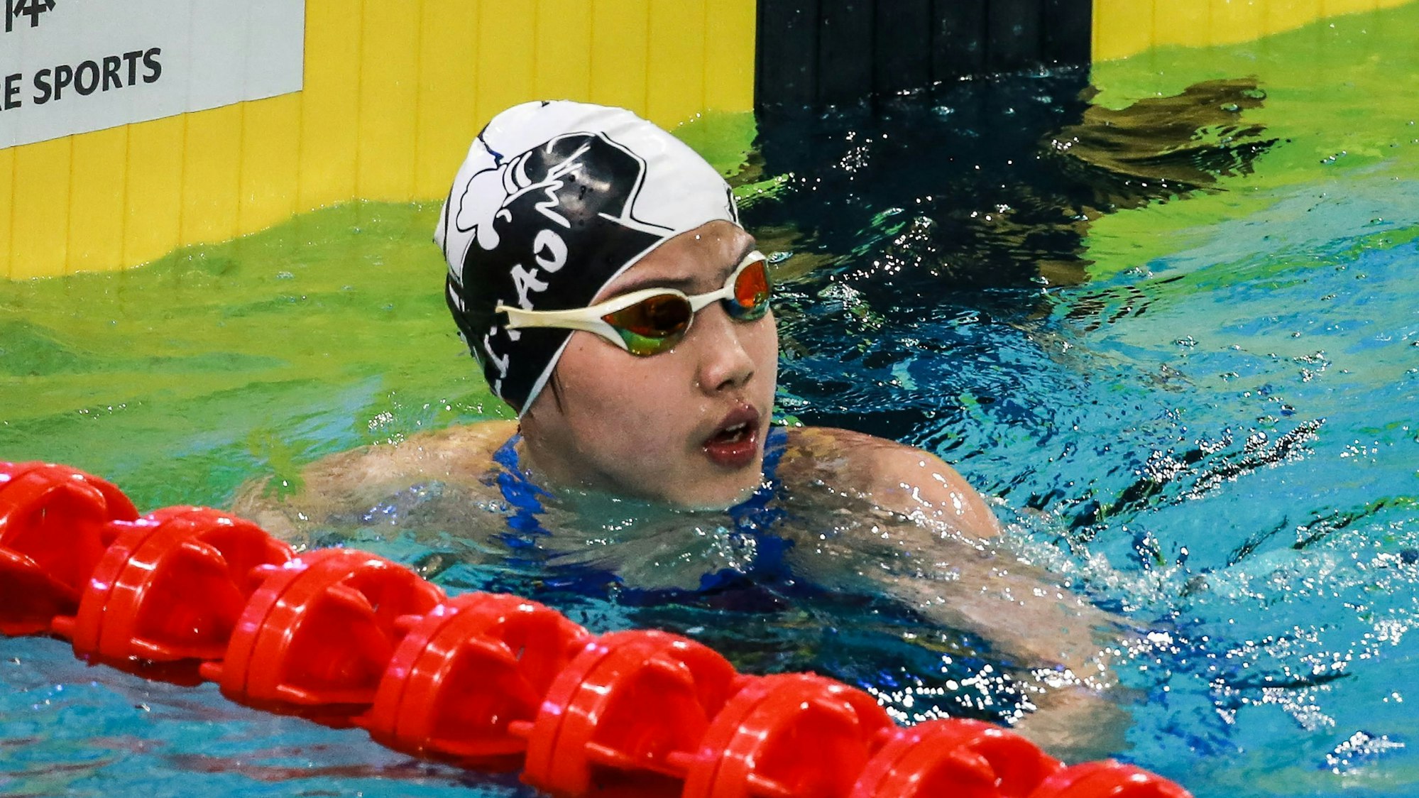 Schwimmerin Yu Zidi bei den chinesischen Meisterschaften. Sie nimmt jetzt eine Medaille bei der WM in Angriff.