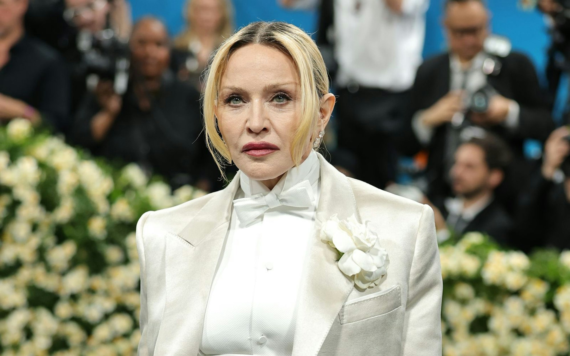 Bei der diesjährigen „Met Gala“ legte Madonna mal wieder einen aufsehenerregenden Auftritt hin, ihr gerade veröffentlichtes Album „Veronica Electronica“ ist dagegen nicht ganz so spektakulär. (Bild: 2025 Getty Images/Dia Dipasupil)
