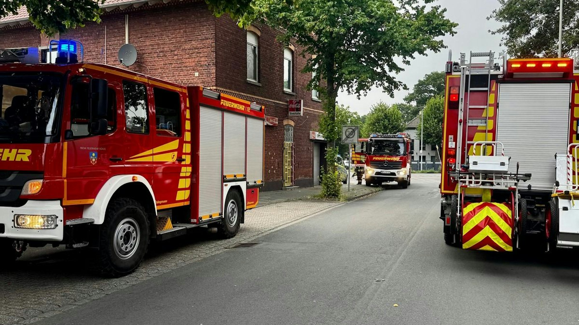 FW Hünxe: Gasaustritt an der Hünxer Straße